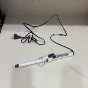 BaByliss Paris Curling Iron White & Purple Hair Curler